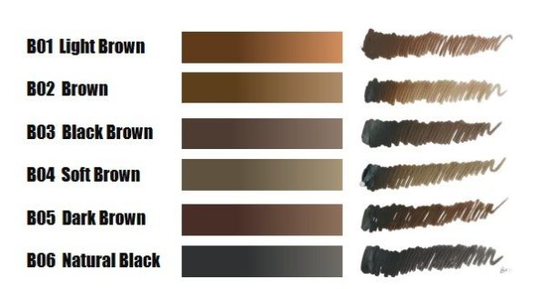 Brow pigments  - No blue range (6ml Samples)